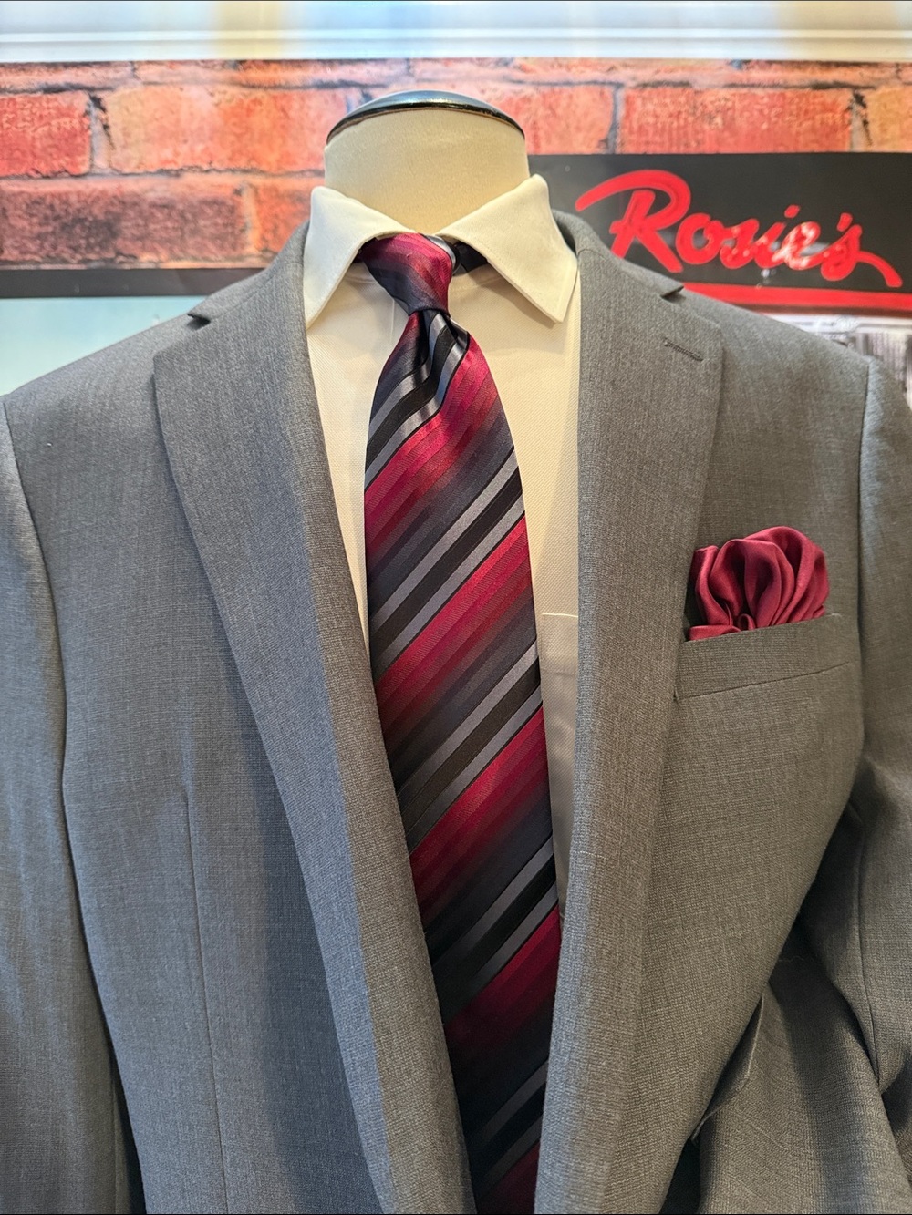 Pronto Uomo Gray Sport Coat
